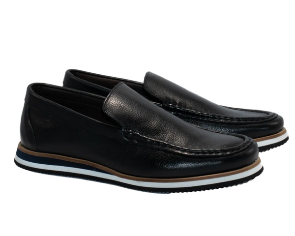MOCASSIM MATALA COURO BLACK