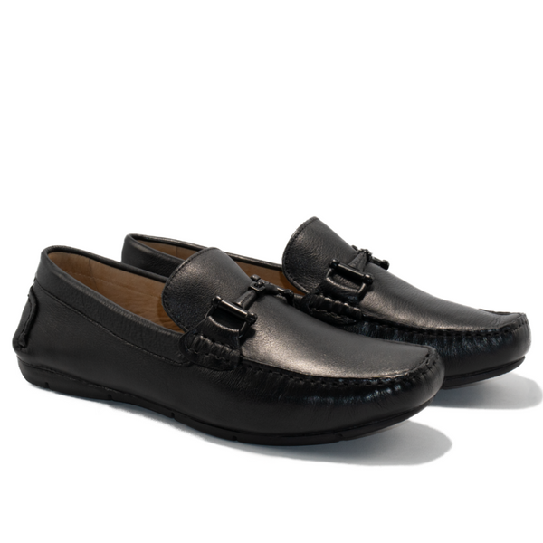 MOCASSIM OCEAN COURO BLACK