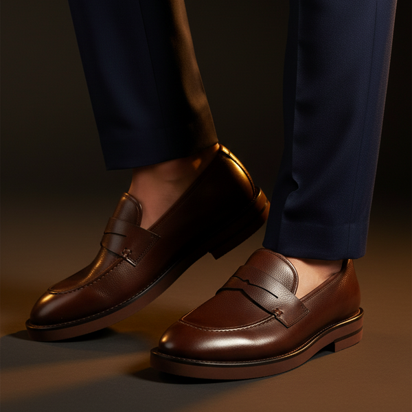 SAPATO MASCULINO LOAFER MARWARI CAFÉ