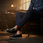 MOCASSIM MATALA COURO AZUL