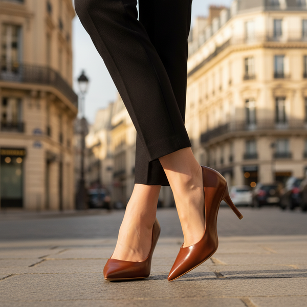 SCARPIN COURO MOCHA FREIRE 42313