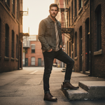 BOTA COURO MUSTANG BROWN