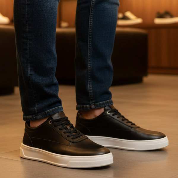 TÊNIS COURO PREMIUM BLACK