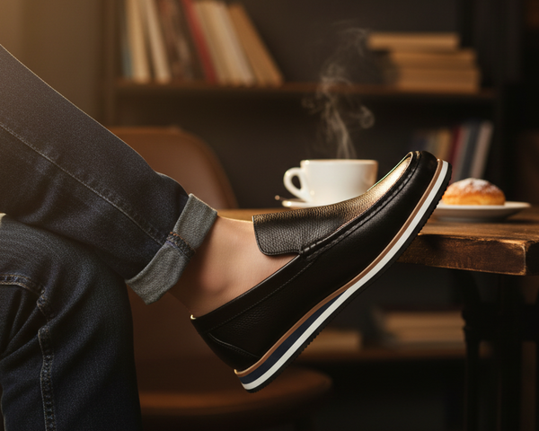 MOCASSIM MATALA  COURO BLACK