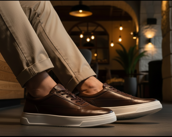 TÊNIS COURO PREMIUM PINHÃO